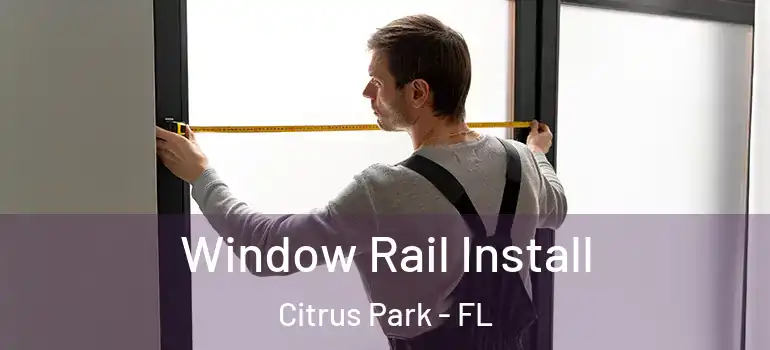  Window Rail Install Citrus Park - FL